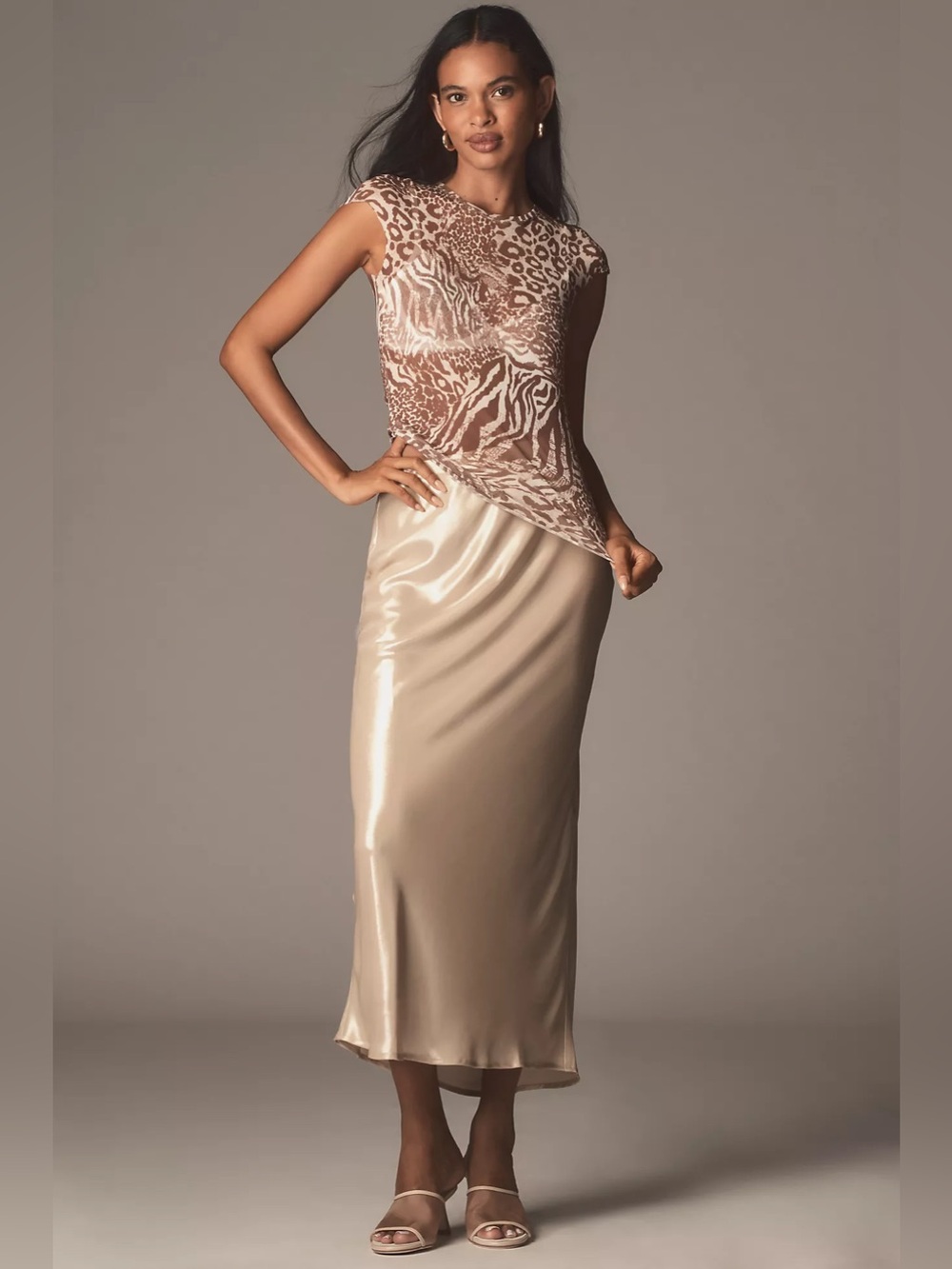 Anthropologie
THE TILDA MAXI SLIP SKIRT: SHINE EDITION
